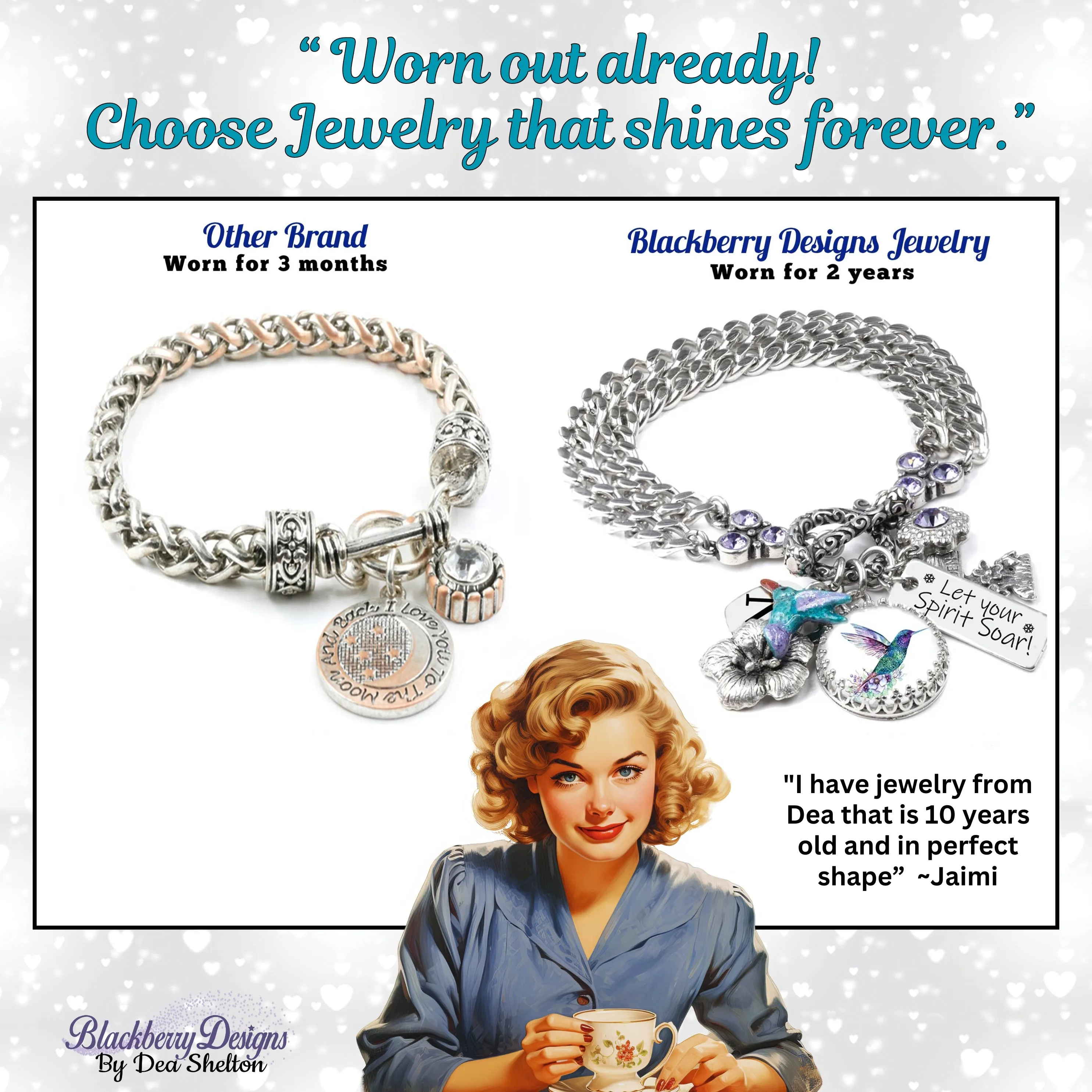 Engraved Ice Cream Bracelet with Personalized Initial