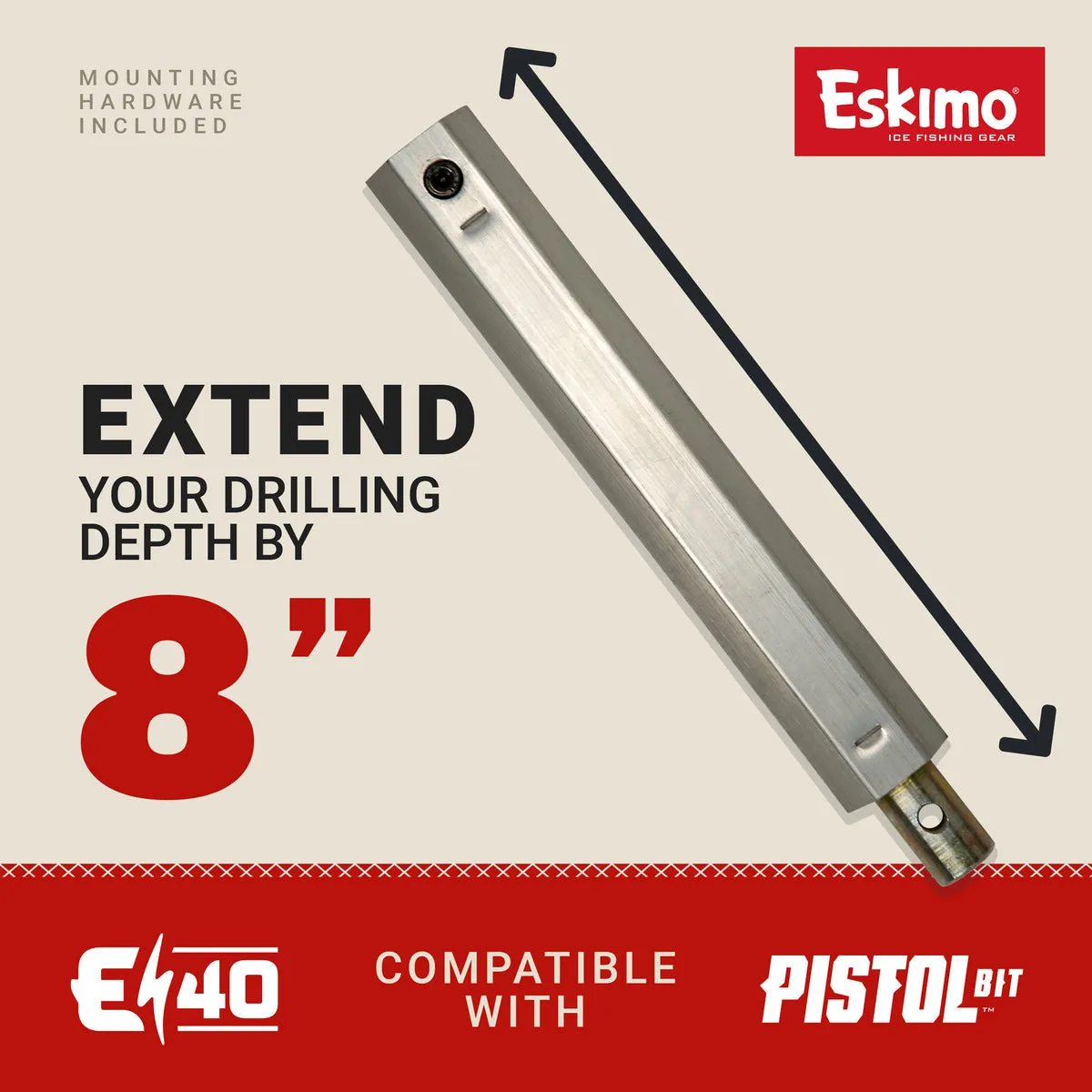 Eskimo 8" Pistol Extension