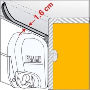 Fiamma Awning Rain Guard S 550cm Length