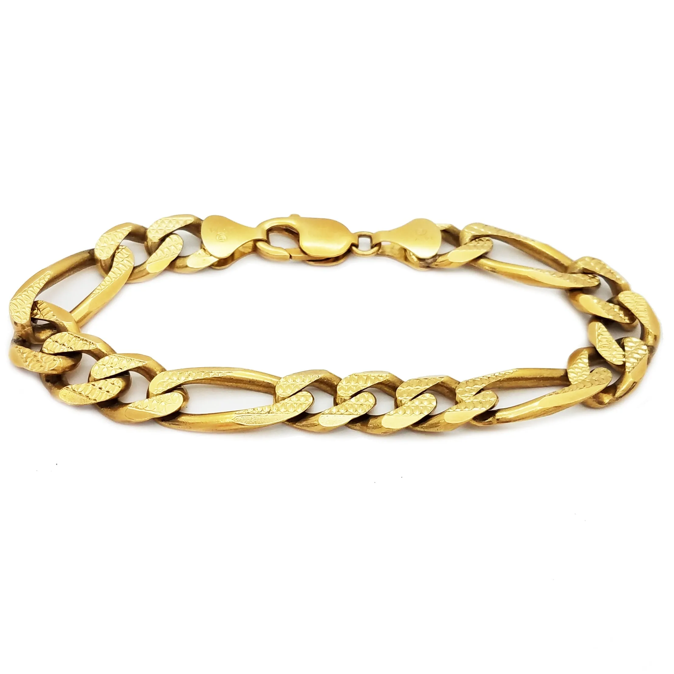 Figaro Link Bracelet (14K)