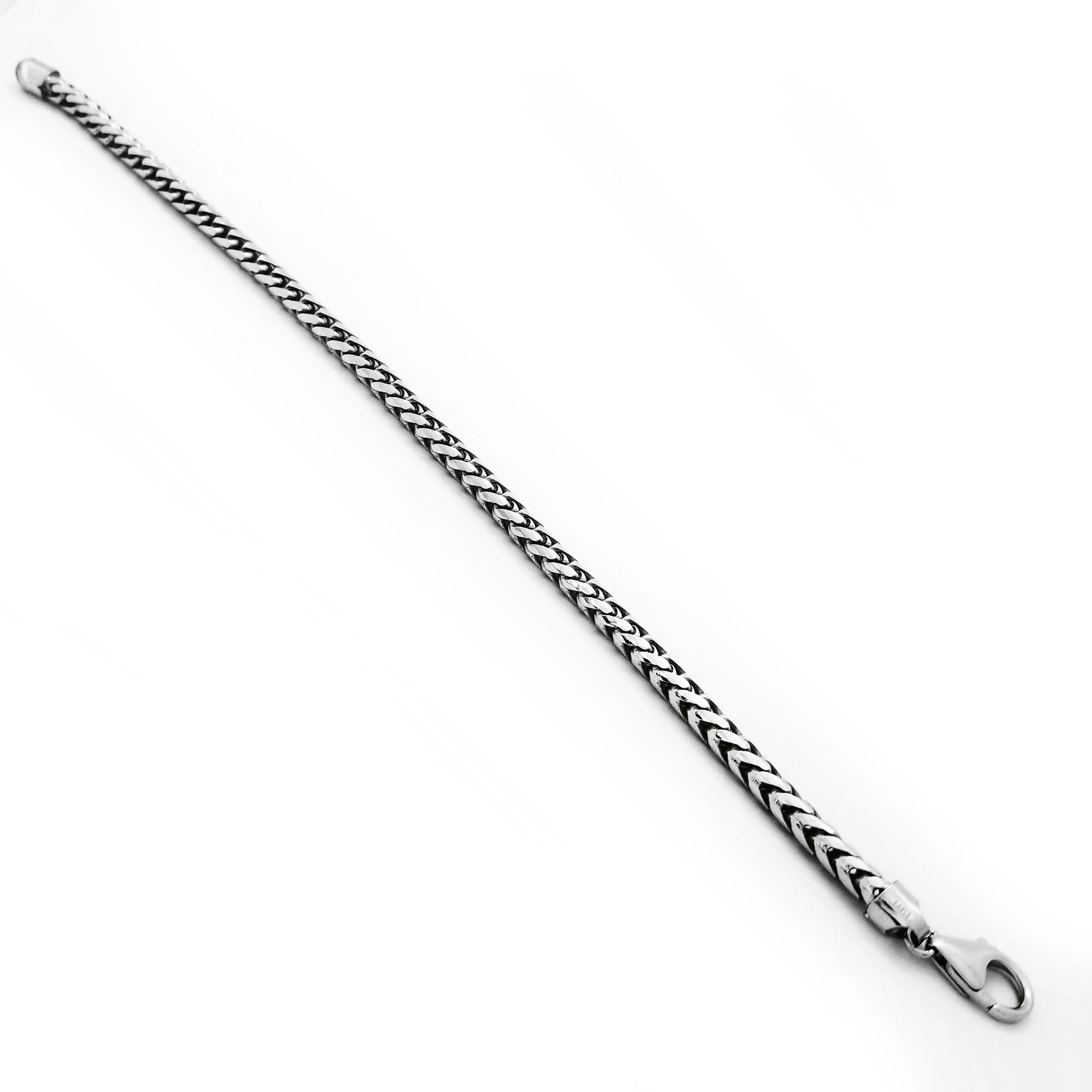 Franco White Gold Bracelet (14K)