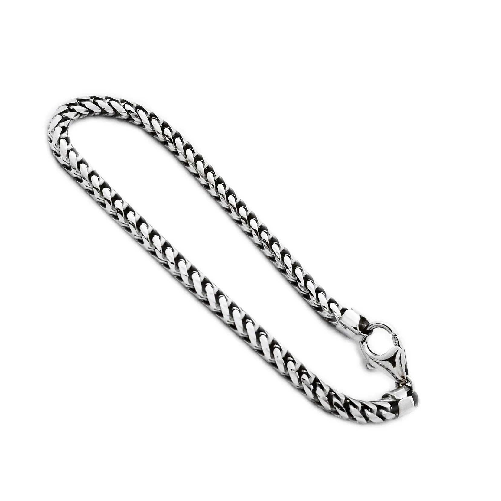 Franco White Gold Bracelet (14K)