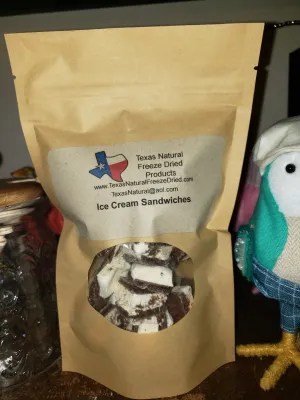 Freeze Dried Ice Cream Sandwiches