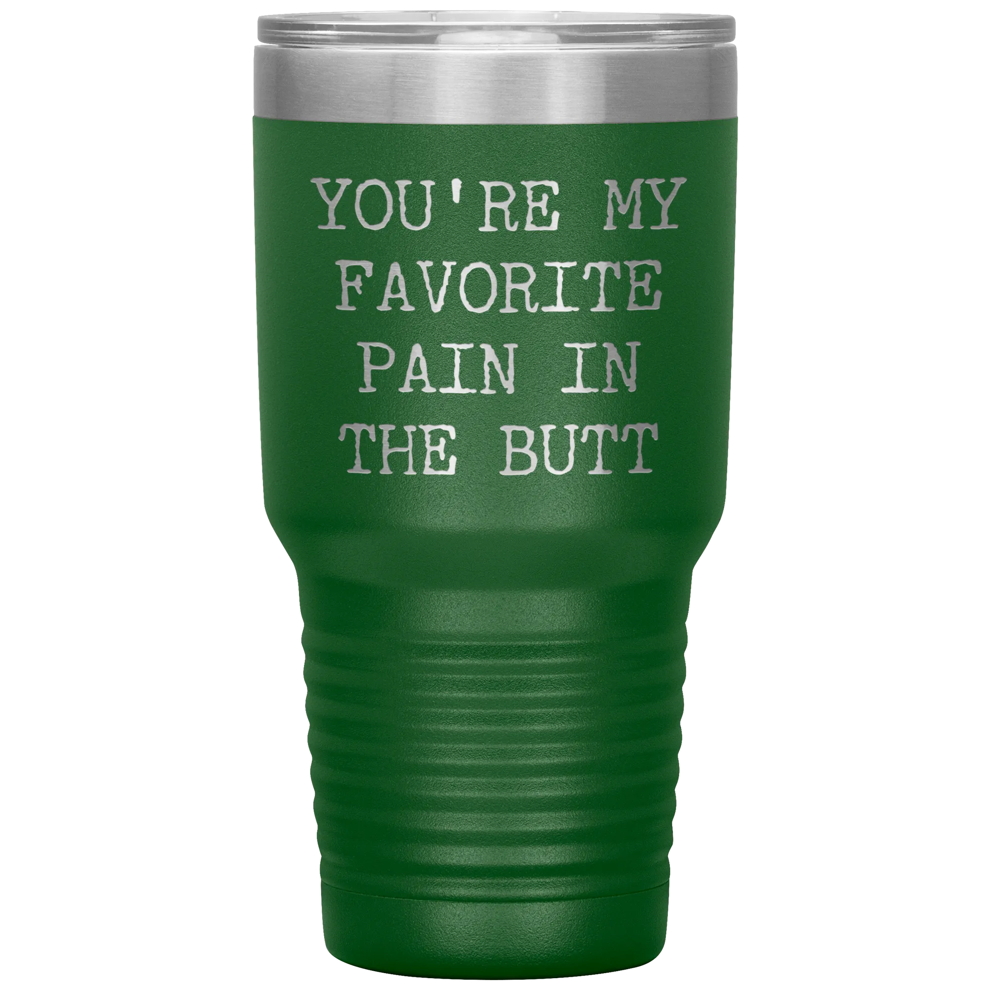 Funny Valentine's Day Gift for Him You're My Favorite Pain in the Butt Tumbler Husband Gift Wife Boyfriend Mug Travel Cup 30oz BPA Free