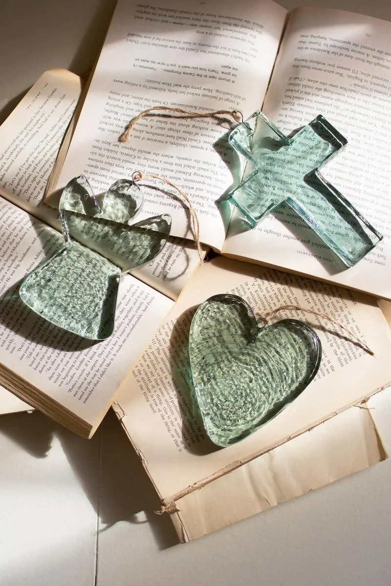 Glass Angel Suncatcher (Pack of 4)