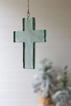Glass Cross Suncatcher (Pack of 4)