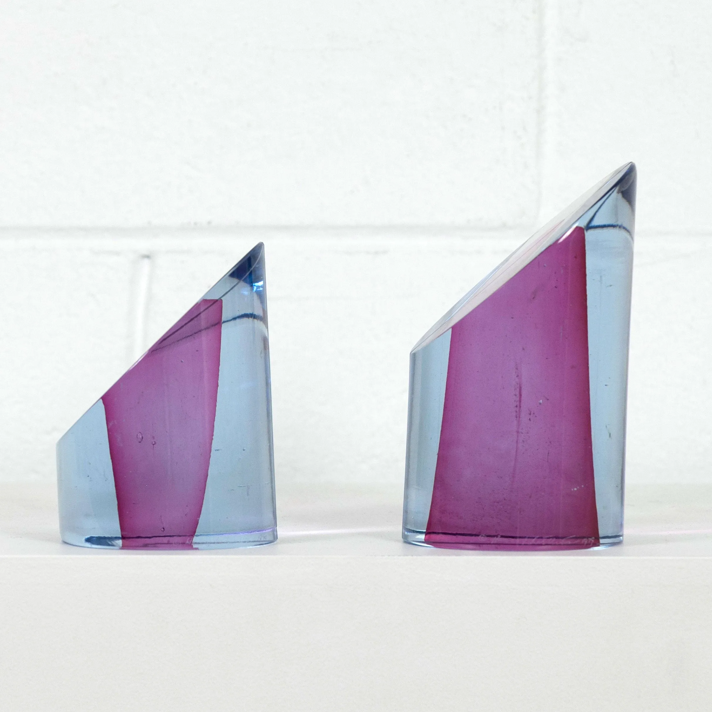 HARVEY LITTLETON "CYLINDRICAL SECTIONS 45" GLASS, 1979