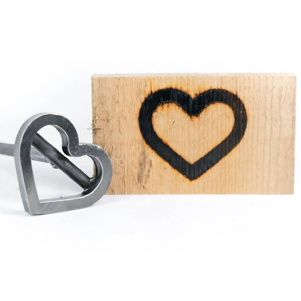 Heart Brand - 3" Wide - BBQ, Crafts, Woodworking Projects