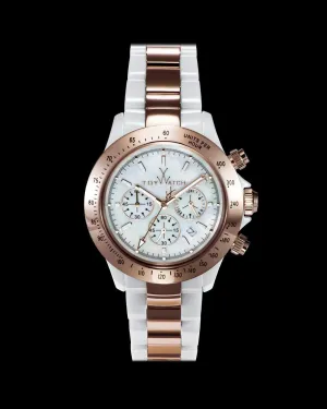 HEAVY METAL CERAMIC WHITE AND PINK GOLD