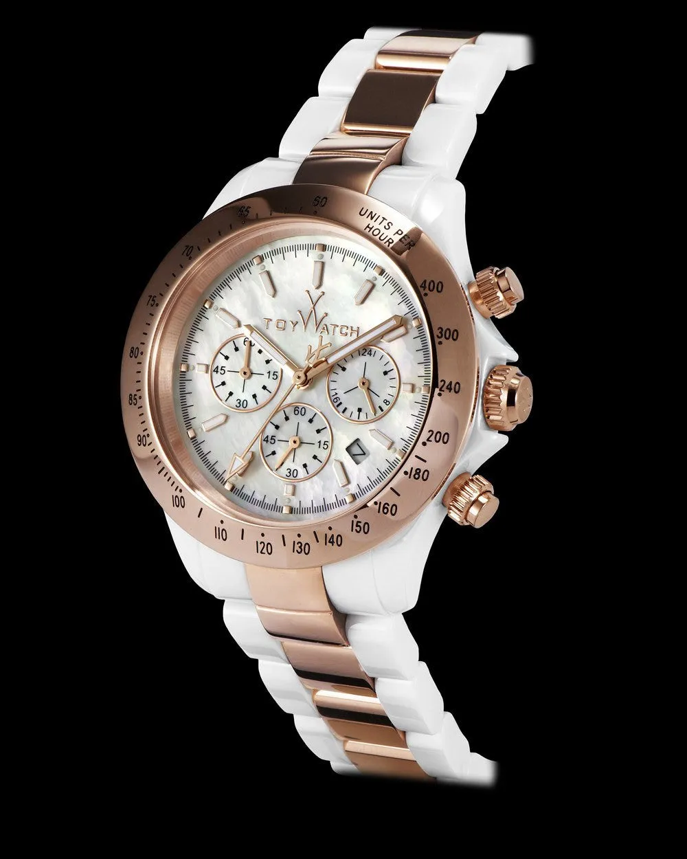 HEAVY METAL CERAMIC WHITE AND PINK GOLD