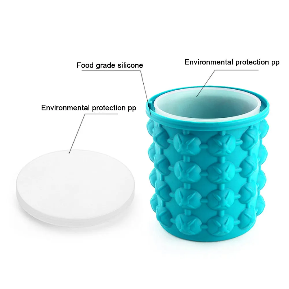 Ice Bucket Portable Ice Cube Container (1000ml)