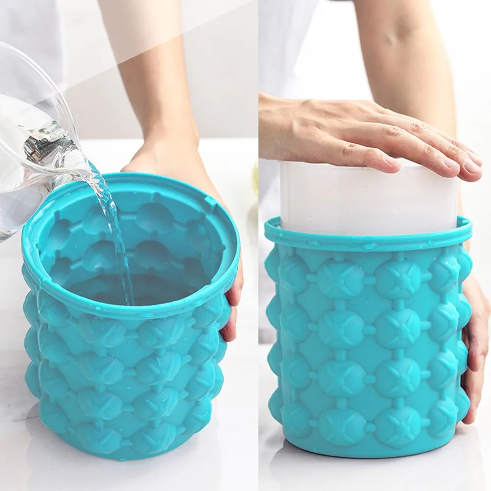 Ice Bucket Portable Ice Cube Container (1000ml)