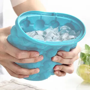 Ice Bucket Portable Ice Cube Container (1000ml)