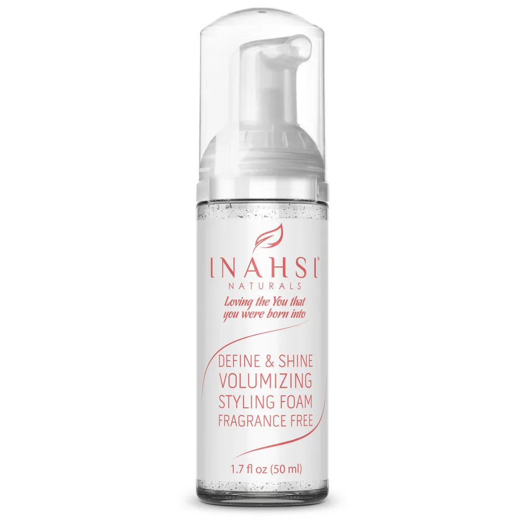 Inahsi Naturals Define & Shine Volumizing Styling Foam -FRAGRANCE FREE