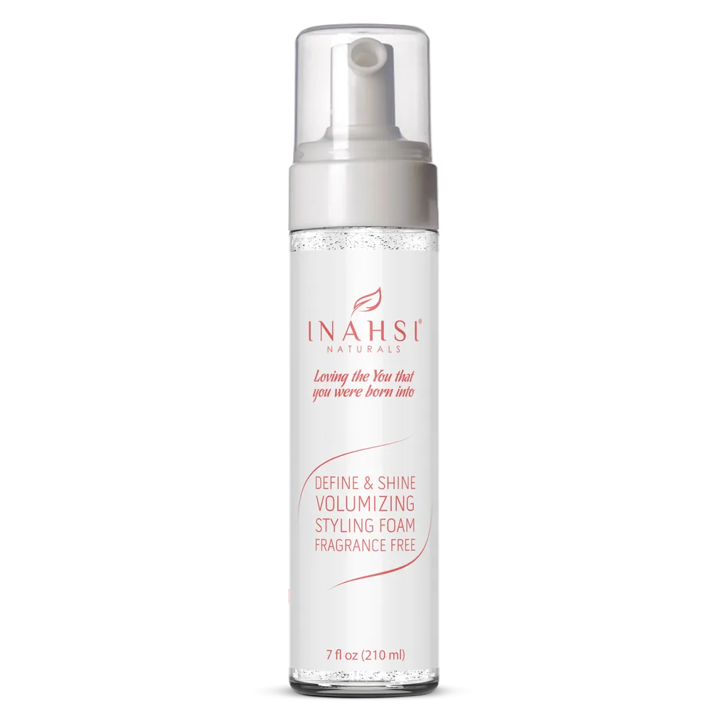 Inahsi Naturals Define & Shine Volumizing Styling Foam -FRAGRANCE FREE