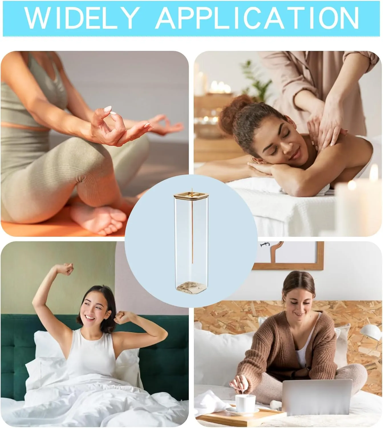 Insence-stick Holder [anti-ash Flying], Modern Incense Burner Holder with Remova