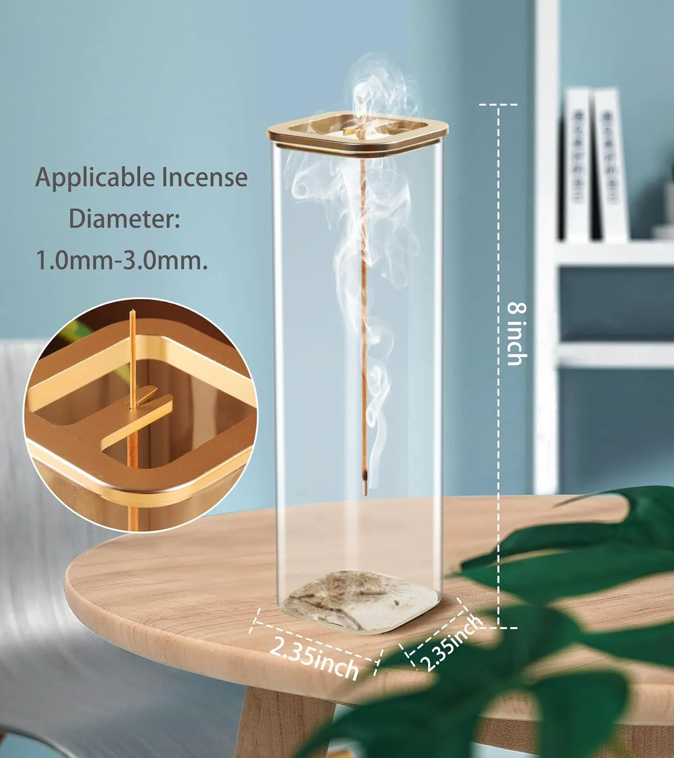 Insence-stick Holder [anti-ash Flying], Modern Incense Burner Holder with Remova