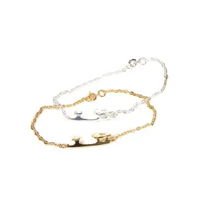 Jerry's Silver Blade Skating Bracelet