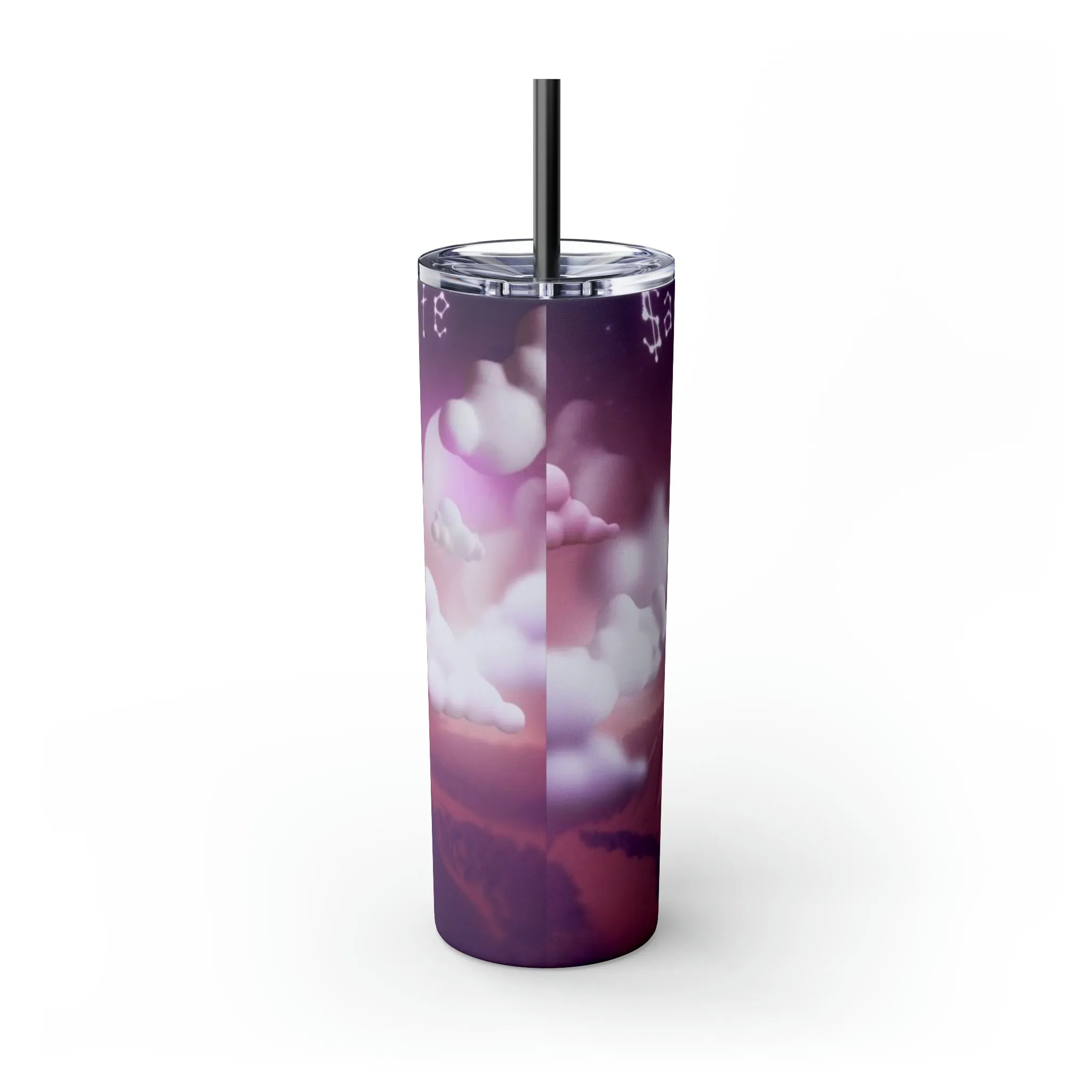 Junior H Sad Boys Skinny Tumbler with Straw, 20oz