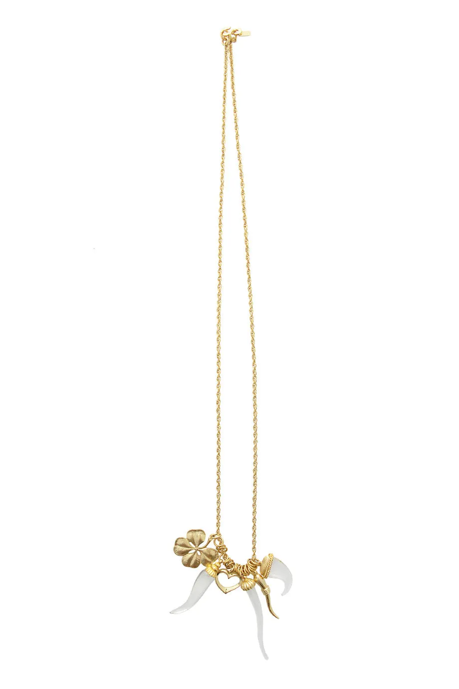 Kenneth Jay Lane Multi Charms Pendant