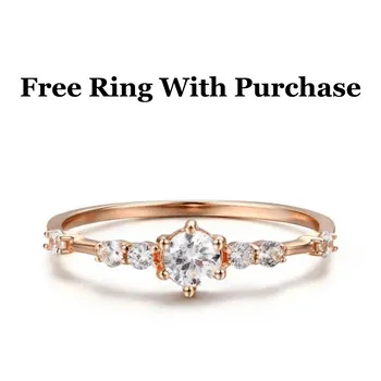 Lab Diamond Open Circle Silver Bracelet