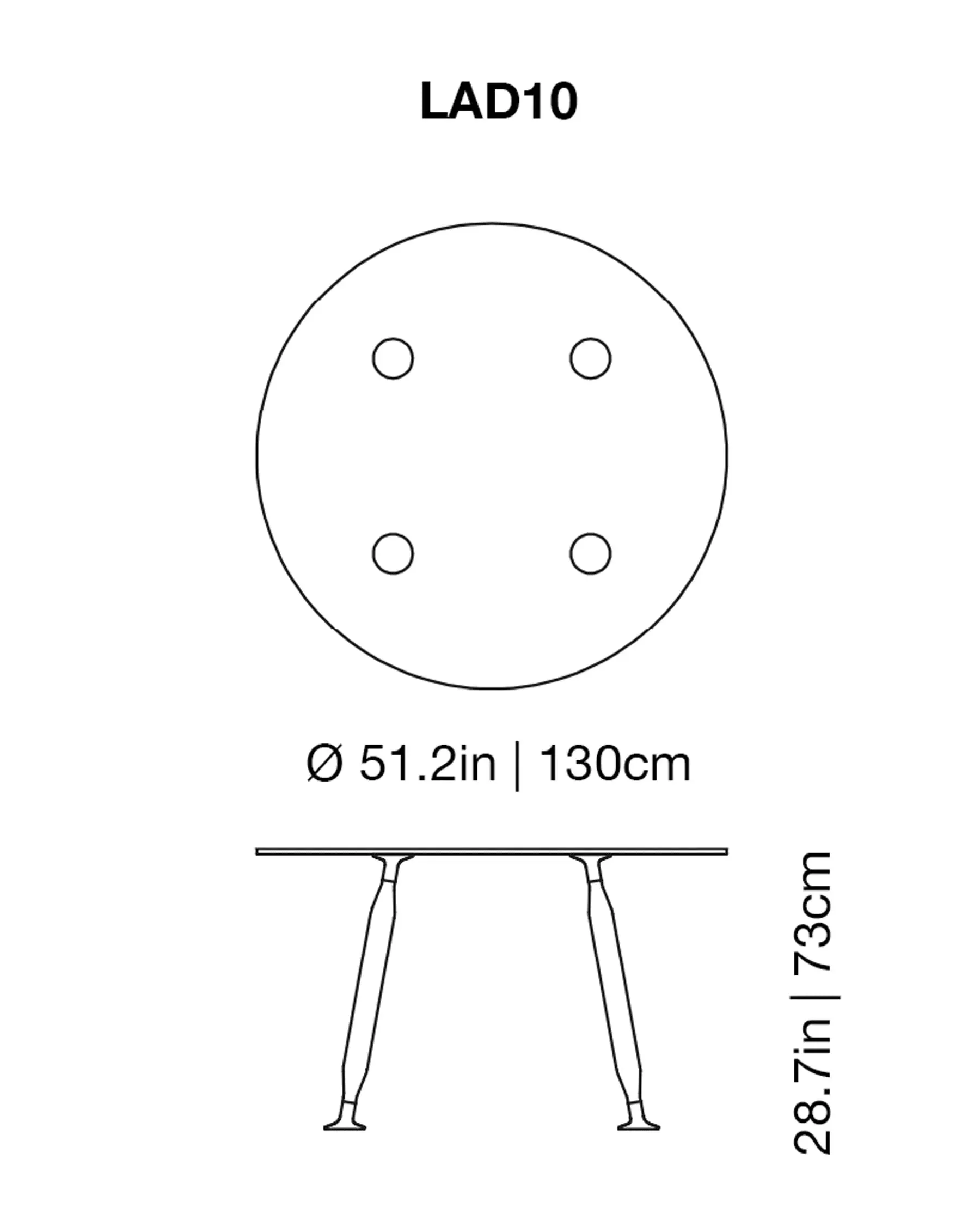 Lady Hio Dining Glass Table