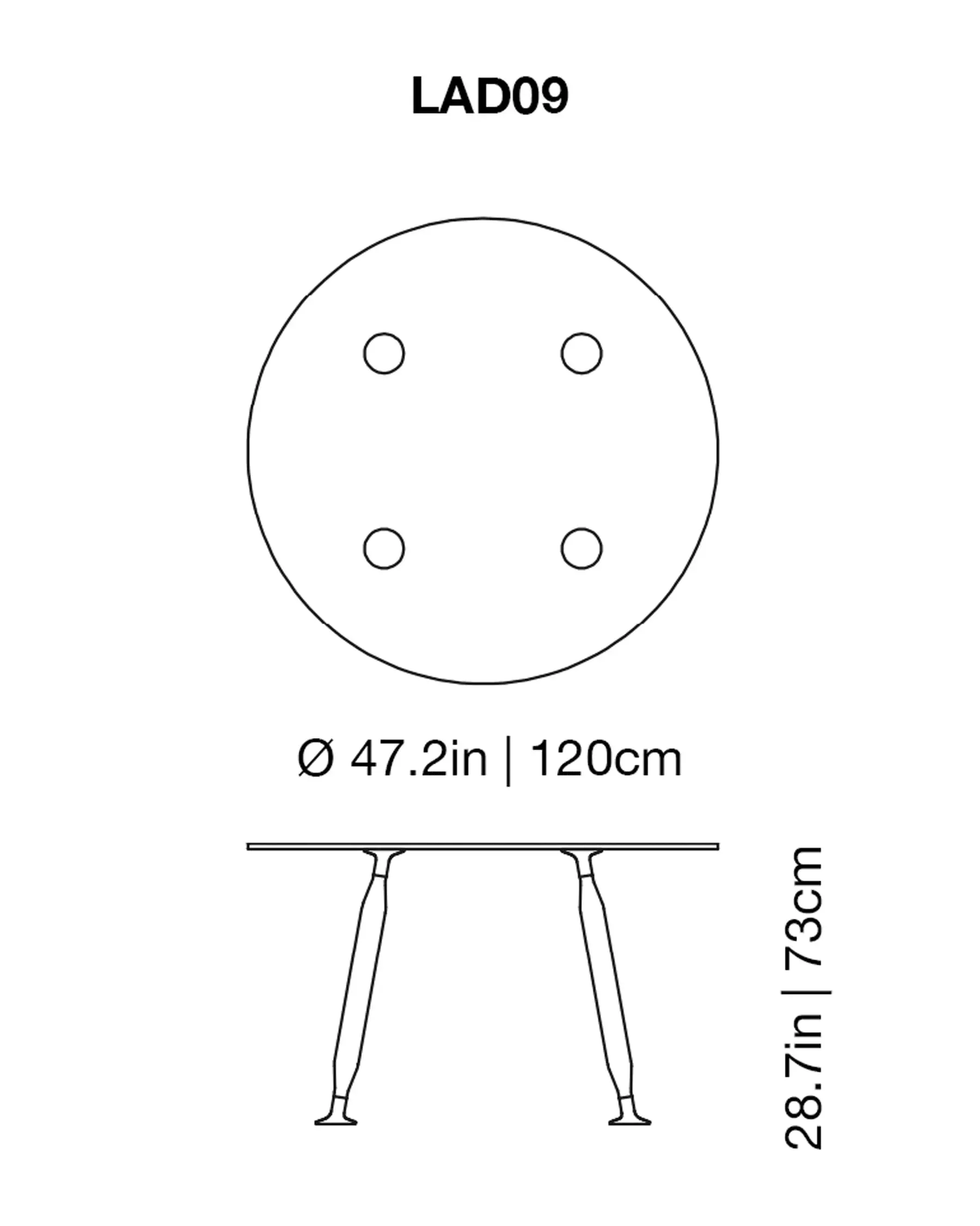Lady Hio Dining Glass Table