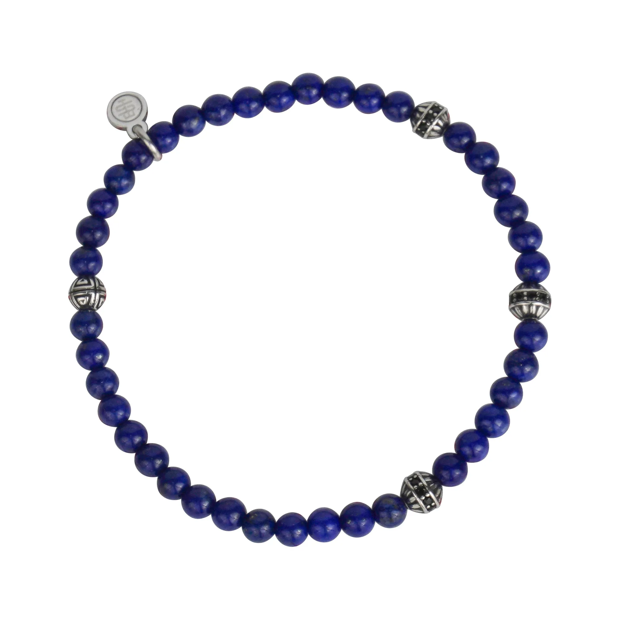 Lapis Lazuli Enigma Bead Bracelet