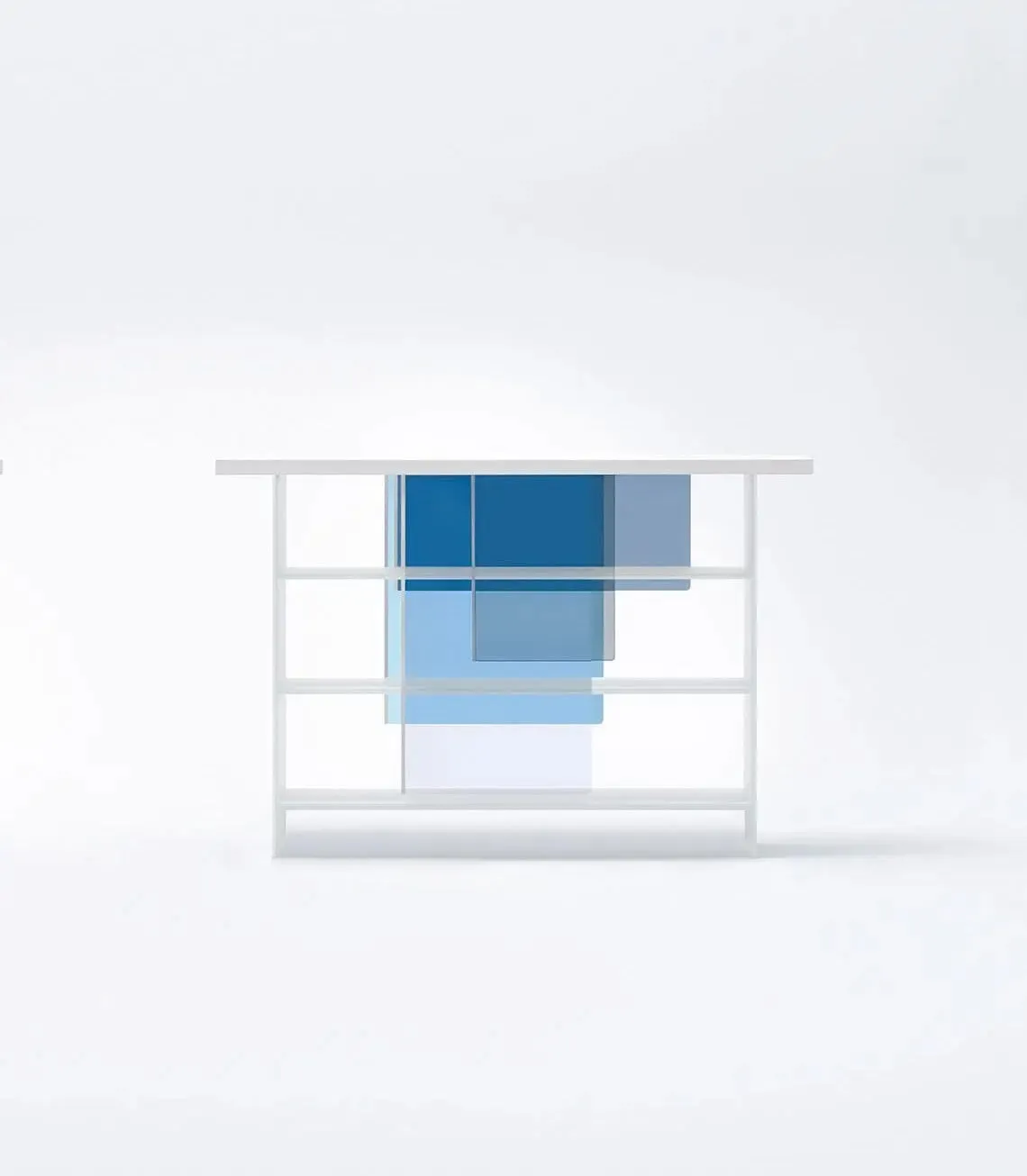 Layers - Glass Bookcase