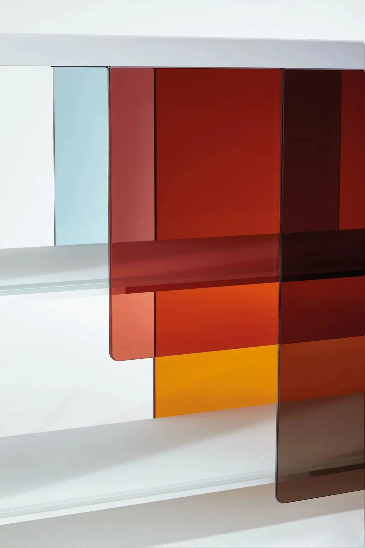 Layers - Glass Bookcase