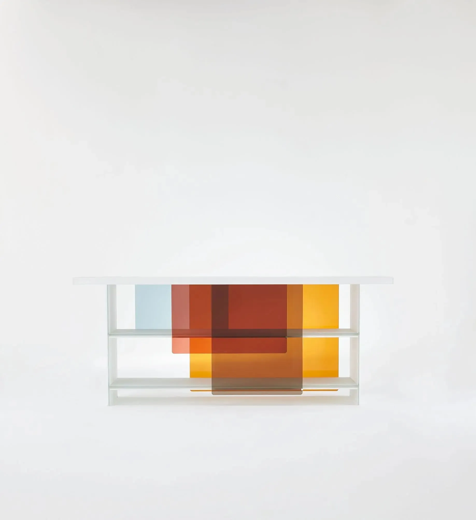 Layers - Glass Bookcase