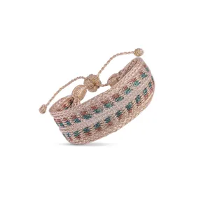 MAA&Yuml;AZ - MAXI YULA N&deg;2 BRACELET IN ROSE GOLD FOREST MOCHA