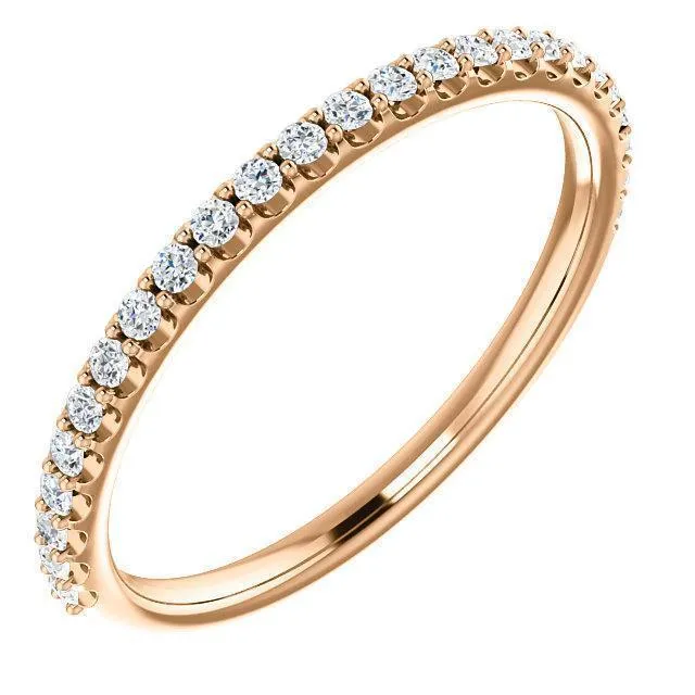 Matching Ice Solitaire Band