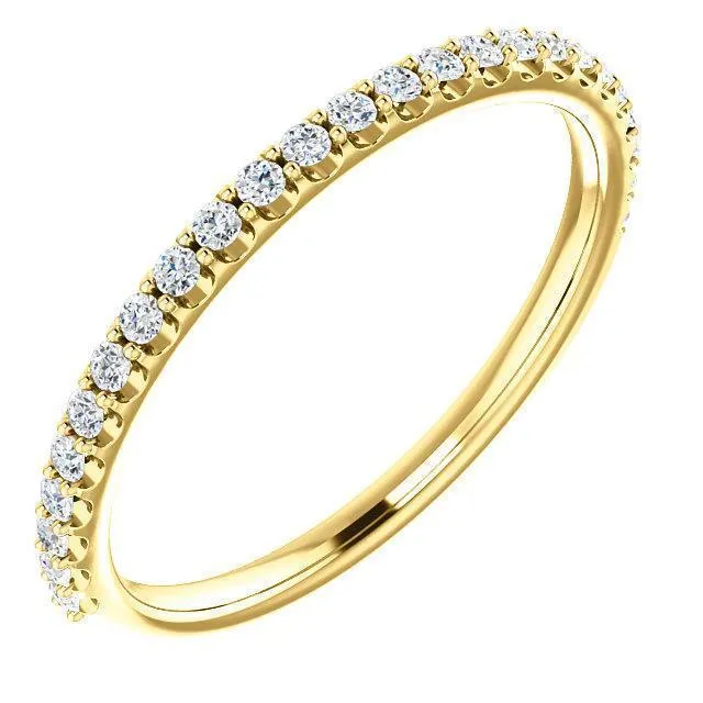 Matching Ice Solitaire Band