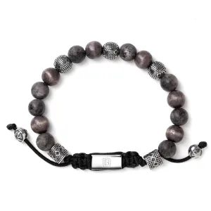 Matte Labradorite and Silver Tropez