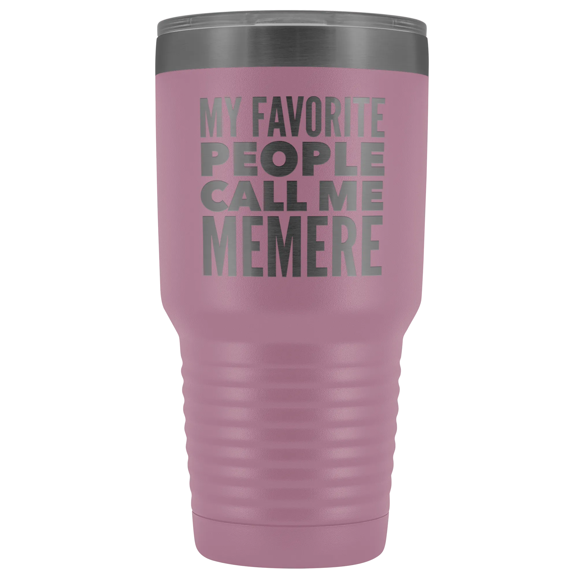 Memere Gifts My Favorite People Call Me Memere Tumbler Funny Metal Mug Double Wall Insulated Hot Cold Travel Cup 30oz BPA Free