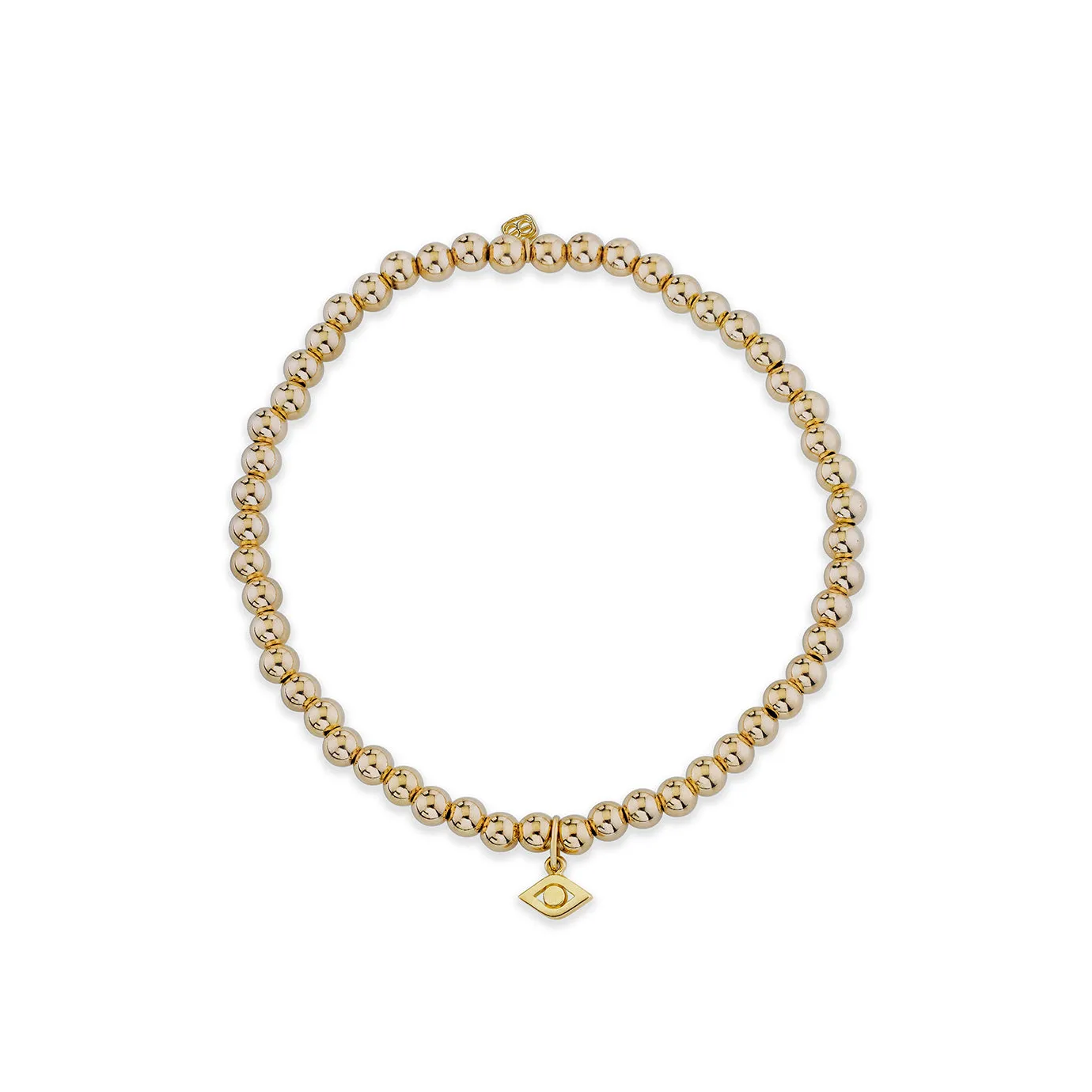 Men's Collection Pure Gold Eye on Gold Beads