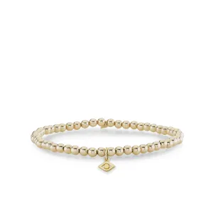 Men's Collection Pure Gold Eye on Gold Beads