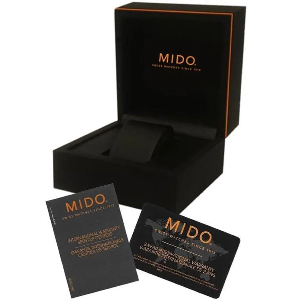 Mido MultiFort Gent 42mm clock automatic anthracite steel m005.430.11.061.80