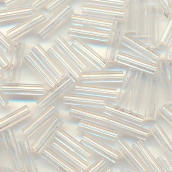 MIYUKI Bugle Seed Beads #131 Crystal (Transparent)