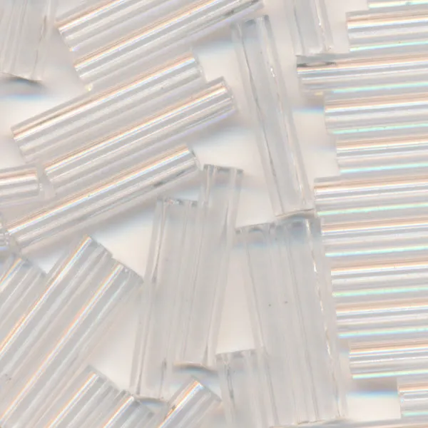 MIYUKI Bugle Seed Beads #131 Crystal (Transparent)