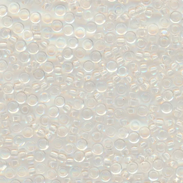 MIYUKI Round Rocaille Seed Beads #131 Crystal (Transparent)