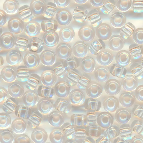 MIYUKI Round Rocaille Seed Beads #131 Crystal (Transparent)