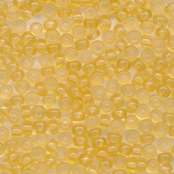 MIYUKI Round Rocaille Seed Beads #132 Golden Brown (Transparent)