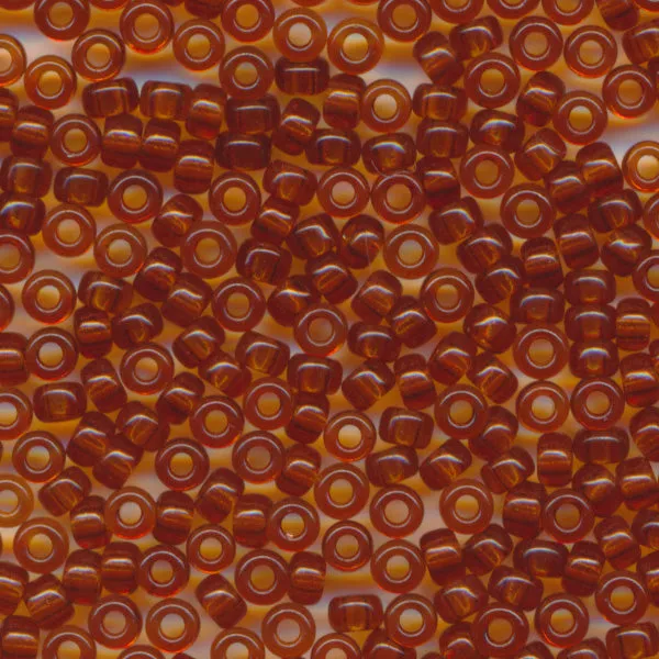MIYUKI Round Rocaille Seed Beads #134 Light Brown (Transparent)