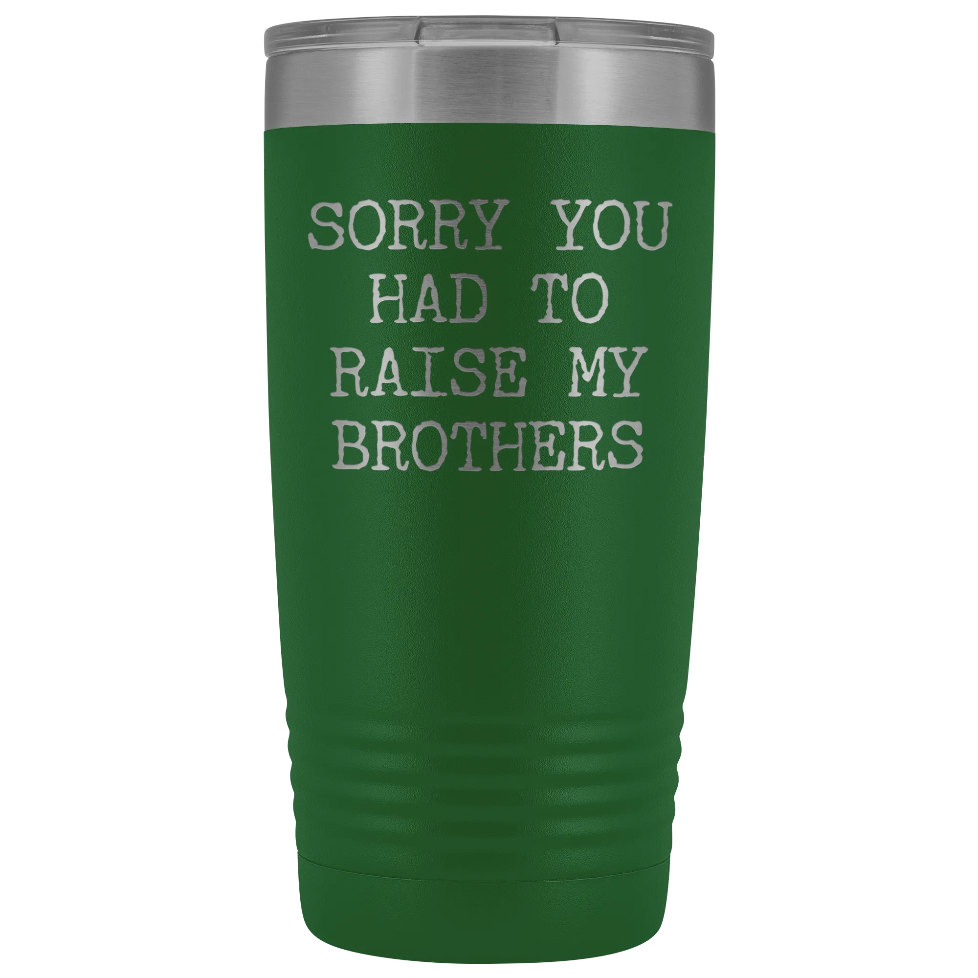 Mugs for Mom Mother's Day Gifts from Son Daughter Sorry You Had to Raise My Brothers Tumbler Mug Insulated Travel Coffee Cup 20oz BPA Free