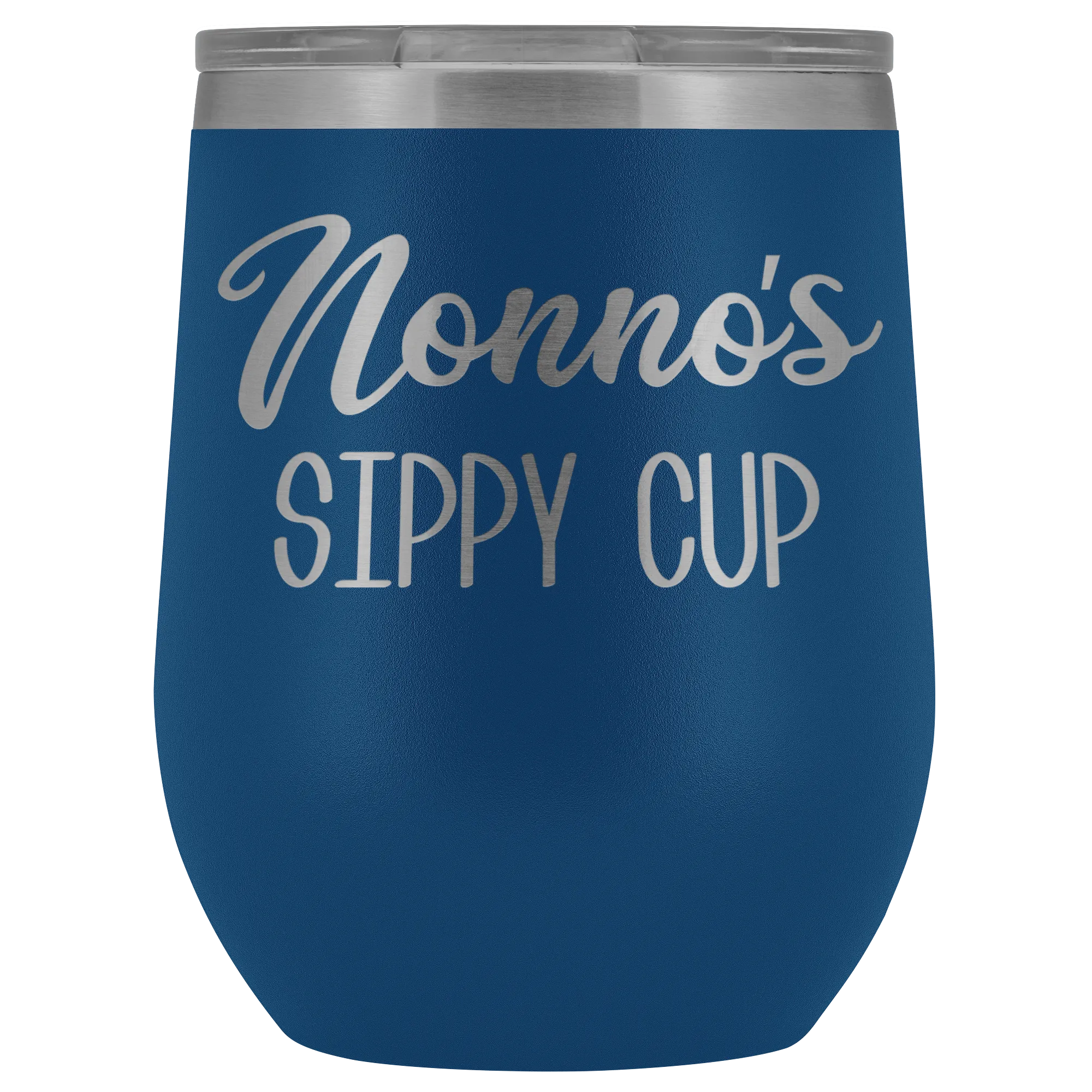 Nonno's Sippy Cup Nonno Wine Tumbler Gifts for Nonnos Funny Stemless Stainless Steel Insulated Wine Tumblers Hot Cold BPA Free 12oz Travel Cup