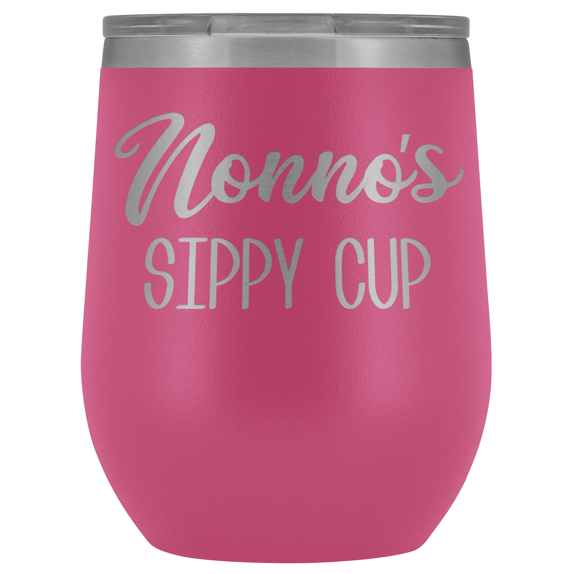 Nonno's Sippy Cup Nonno Wine Tumbler Gifts for Nonnos Funny Stemless Stainless Steel Insulated Wine Tumblers Hot Cold BPA Free 12oz Travel Cup