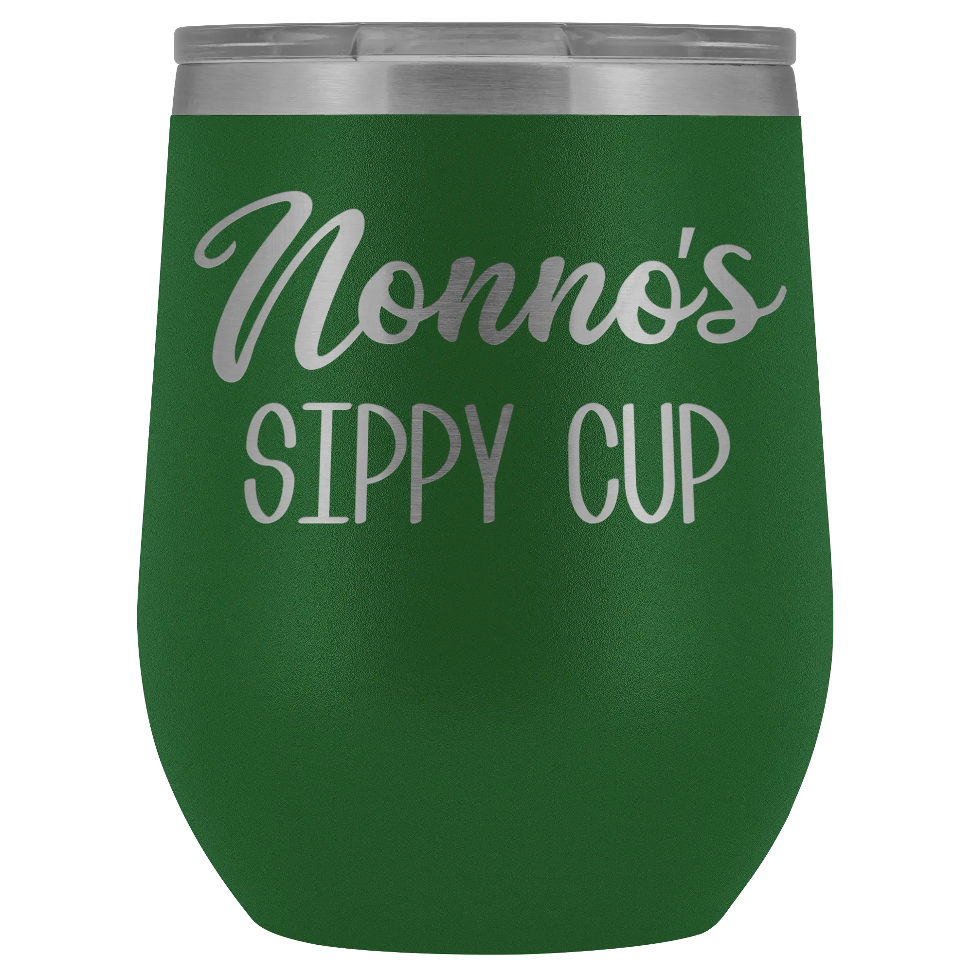 Nonno's Sippy Cup Nonno Wine Tumbler Gifts for Nonnos Funny Stemless Stainless Steel Insulated Wine Tumblers Hot Cold BPA Free 12oz Travel Cup