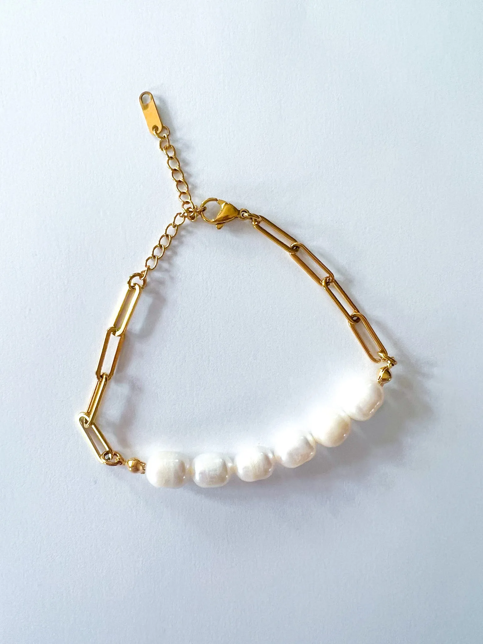 Pearl Chain Bracelet